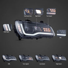 Carregar imagem no visualizador da galeria, 11-UP-Chrysler-300C-Vland-Full-LED-Dual-Beam-Projector-Upgrade-Headlights-YAA-KLS-2077A-2B41A-3