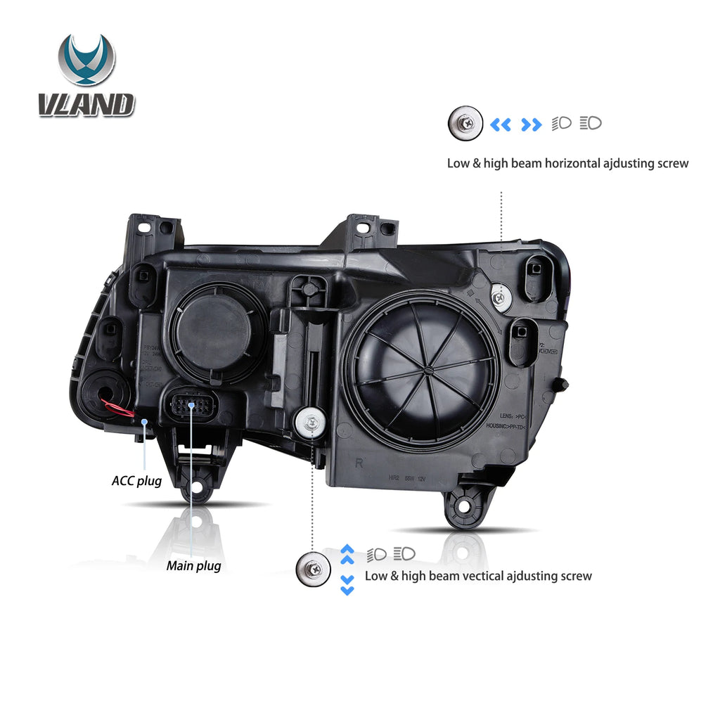 11-UP-Chrysler-300C-Vland-Full-LED-Dual-Beam-Projector-Upgrade-Headlights-YAA-KLS-2077A-2B41A-4