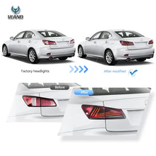 Carregar imagem no visualizador da galeria, 06-13 Lexus IS250 IS350 ISF IS300 220d 200d(XE20) Vland LED Tail Lights Upgraded