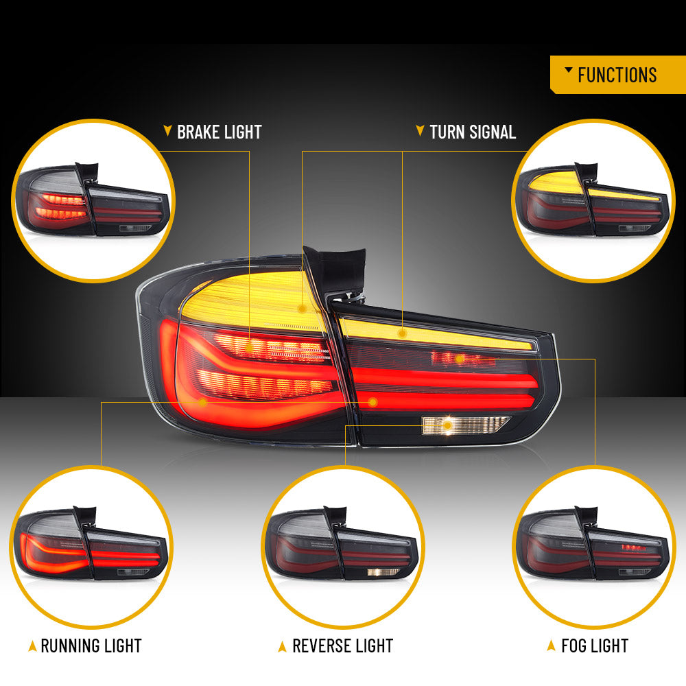 2012-2019 BMW 3 Series F31 Touring Vland Full LED Tail Lights [E