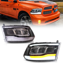 Carregar imagem no visualizador da galeria,  VLAND-HEADLIGHTS-FOR-09-18-DODGE-RAM-1500-YAX-RM-6002_2