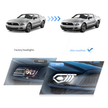 Cargar imagen en el visor de la galería, VLAND-HEADLIGHTS-FOR-FORD-MUSTANG-YAA-LMT-0356-10-6-1
