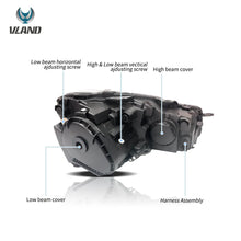 Load image into Gallery viewer, VLAND-HEADLIGHTS-FOR-VOLKSWAGEN-GOLF-6-YAA-GEF-0197A-5
