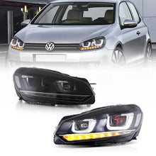 Załaduj zdjęcie do przeglądarki galerii, VLAND-HEADLIGHTS-FOR-VOLKSWAGEN-GOLF-6-YAA-GEF-0197A-demon-eyes