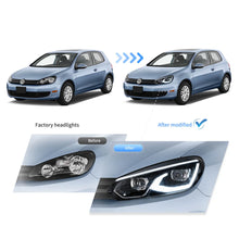 Laden Sie das Bild in den Galerie-Viewer, VLAND-HEADLIGHTS-FOR-VOLKSWAGEN-GOLF-6-YAA-GEF-0197B-6