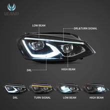 Carica l'immagine nel visualizzatore di Gallery, VLAND-HEADLIGHTS-FOR-VOLKSWAGEN-GOLF-7-MK7-YAA-GEF-0348-14-6
