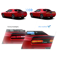 Load image into Gallery viewer, VLAND-TAIL-LIGHTS-FOR-DODGE-CHALLENGER-YAB-DG-0298S-6