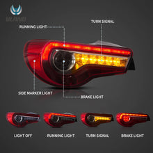 Carica l'immagine nel visualizzatore di Gallery, VLAND-TAILLIGHTS-FOR-TOYOTA-86-YAB-86-0287-2