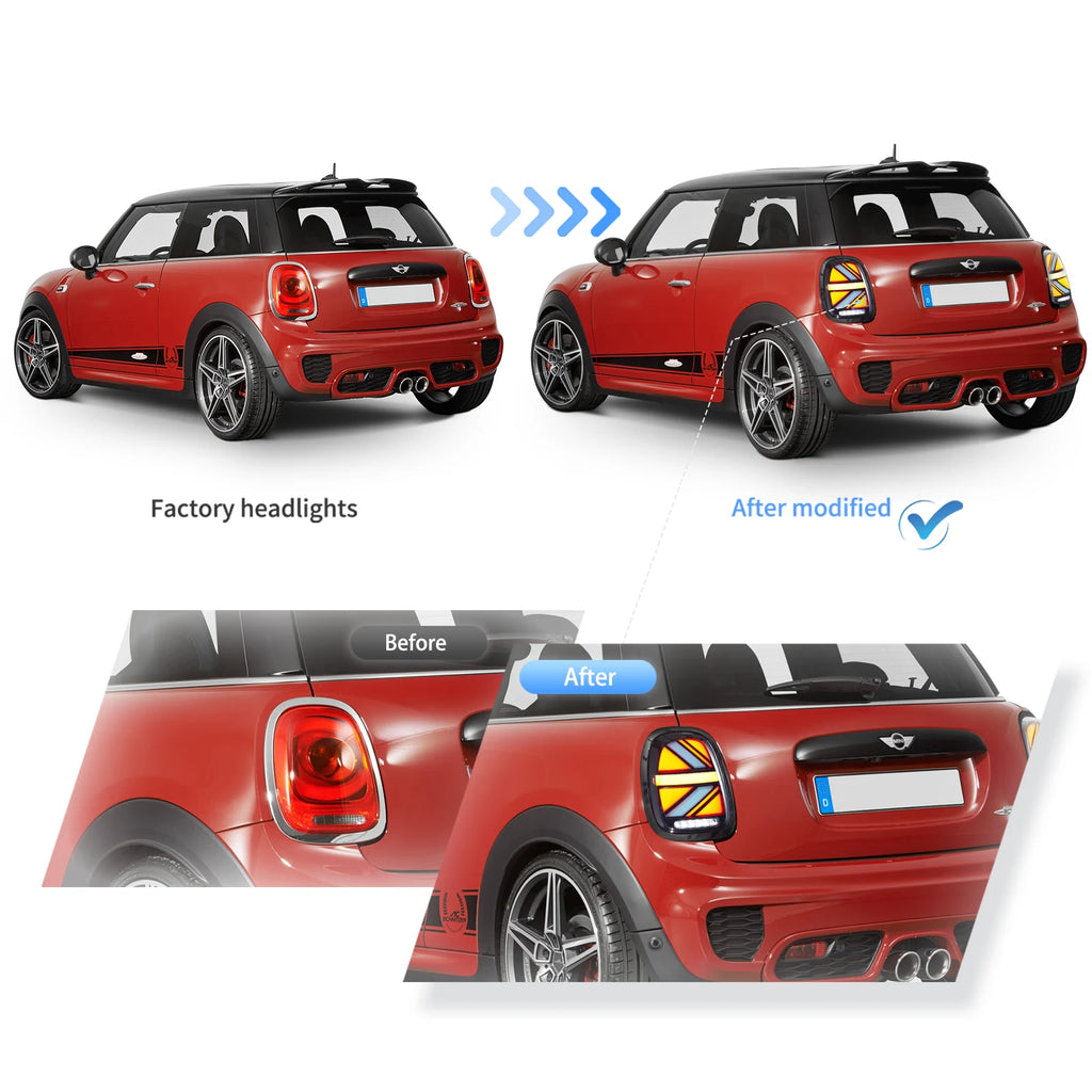 Vland 14-19 BMW Mini Hatch(Cooper) F55 F56 F57 FULL LED Tail Lights
