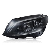 Załaduj zdjęcie do przeglądarki galerii, Vland-15-21-Mercedes-Benz-C-Class-W205-LED-Matrix-Upgraded-Headlights-YAA-BCC-0365A-1