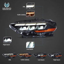 Załaduj zdjęcie do przeglądarki galerii, Vland-18-24-Ford-Mustang-Headlights-Full-LED-With-S650-Style-YAA-XMT-2037B-2P31A-2