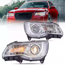 Załaduj zdjęcie do przeglądarki galerii, Vland-2011-2023-Chrysler-300C-Headlights-WLED-Dual-Beam-Projector-Chorme-YAA-KLS-2077-2D41A-1