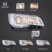 Załaduj zdjęcie do przeglądarki galerii, Vland-2011-2023-Chrysler-300C-Headlights-WLED-Dual-Beam-Projector-Chorme-YAA-KLS-2077-2D41A-3