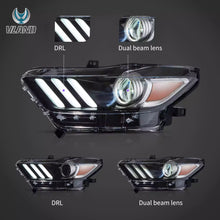 Załaduj zdjęcie do przeglądarki galerii, Vland-2015-2017-Ford-Mustang-Headlights-YAA-MST-2080-2