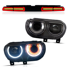Charger l'image dans la galerie,     Vland-Headlight-and-tail-lights-for-Dodge-Challenger-2008-2014_1