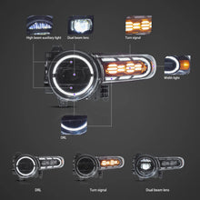 Carica l'immagine nel visualizzatore di Gallery, Vland-Headlights-For-06-22-Toyota-FJ-Cruiser-YAA-FJ-0249B-1_3