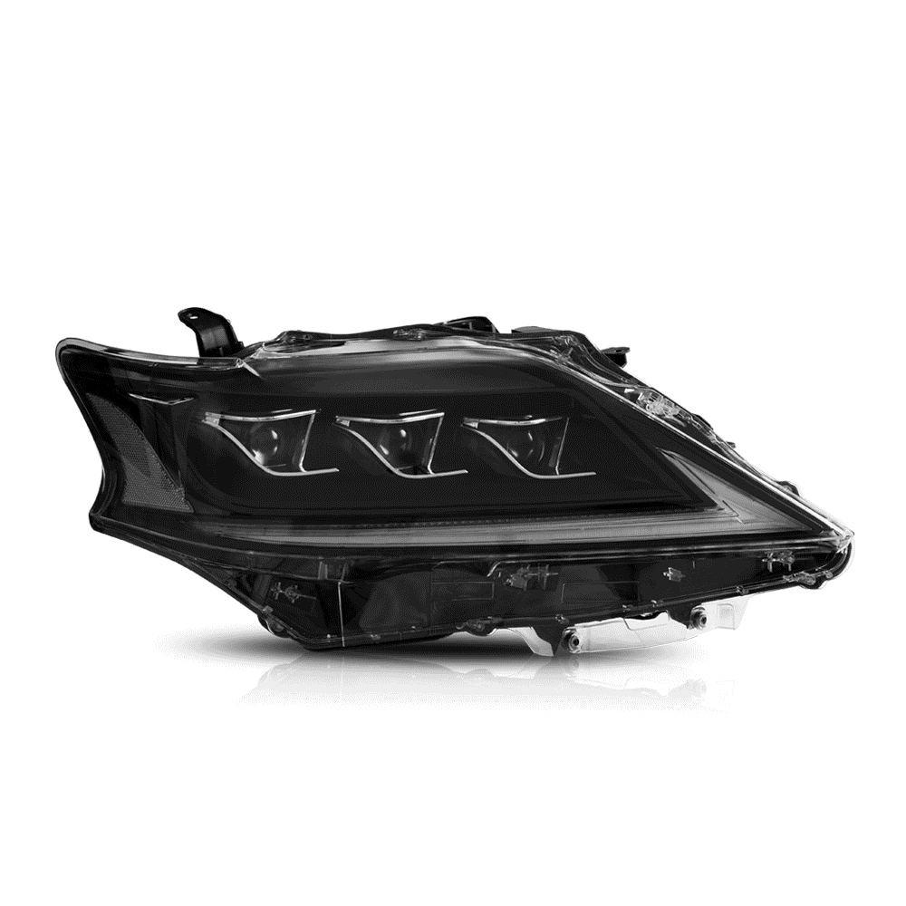 13-15 Lexus RX270 RX350 RX450H Vland LED Matrix Headlight Black