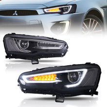 Carica l'immagine nel visualizzatore di Gallery, Vland-Headlights-For-08-17-Mitsubishi-Lancer-Evo-X-YAA-YS-0162C-2P11A