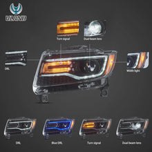 Carregar imagem no visualizador da galeria, Vland-Headlights-For-11-13-Jeep-Grand-Cherokee-WK2-YAA-DQ-0509-3