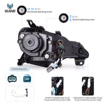 Cargar imagen en el visor de la galería, Vland-Headlights-For-12_21-Toyota-86GT86-Subaru-Brz-Scion-Frs-WTriple-LED-Projector-YAA-FT86-0297B-4-1
