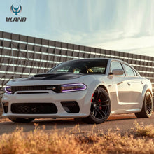 Cargar imagen en el visor de la galería, Vland-Headlights-For-15-23-Dodge-Charger-RGB-Style-YAA-XCHR-2033-2P41A-7C_12