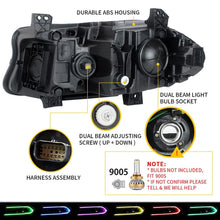 Cargar imagen en el visor de la galería, Vland-Headlights-For-15-23-Dodge-Charger-RGB-Style-YAA-XCHR-2033-2P41A-7C_3