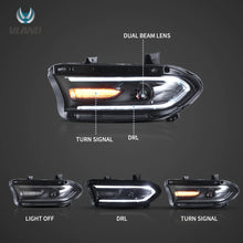 Cargar imagen en el visor de la galería, Vland-Headlights-For-15-23-Dodge-Charger-YAA-XCHR-2033-2P41A_2