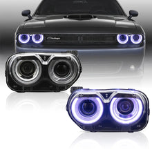 Load image into Gallery viewer, Vland-Headlights-For-15-24-Dodge-Challenger-RGB-Style-YAA-DG-2041-7C_4