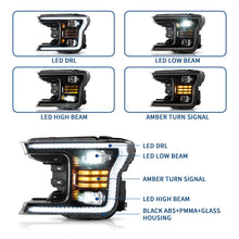 Carica l'immagine nel visualizzatore di Gallery, Vland-Headlights-For-18-20-Ford-F150-13th-Gen-Facelifted-YAA-F150-2042A-NB32A_2