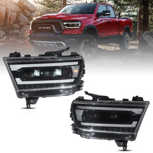 Cargar imagen en el visor de la galería,  Vland-Headlights-For-19-24-Dodge-Ram-1500-YAX-RM-6001B-1