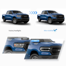 Cargar imagen en el visor de la galería,  Vland-Headlights-For-19-24-Dodge-Ram-1500-YAX-RM-6001B-5