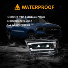 Cargar imagen en el visor de la galería,   Vland-Headlights-For-19-24-Dodge-Ram-1500-YAX-RM-6001B-6
