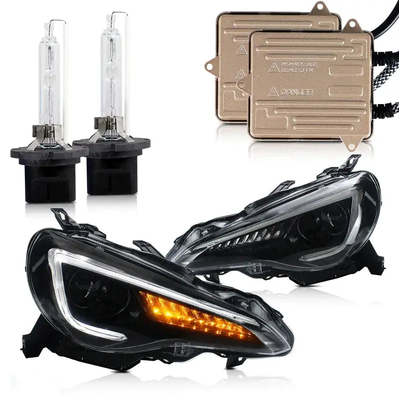 Vland-Headlights-For-2012-2021-FR-S-BRZ-86-1th-Gen-with-D2H-YAA-FT86-0297-2P21A-D2H