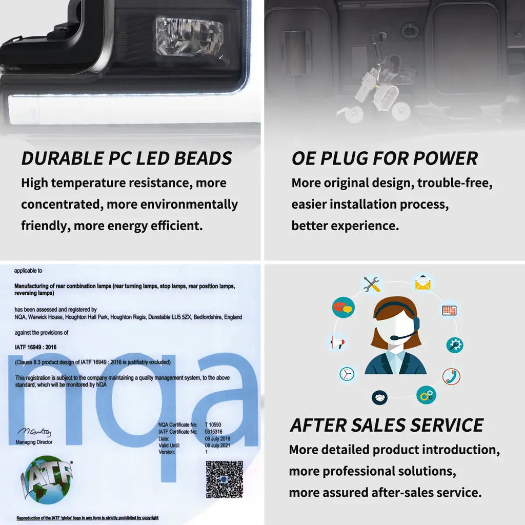 Vland-Headlights-For-2017-2019-Ford-F250-350-450-F550-Super-Duty-YAA-F250-2055-2B31A-9