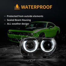 Cargar imagen en el visor de la galería, Vland-Headlights-For15-24--Dodge-Challenger-YAA-DG-2041_5