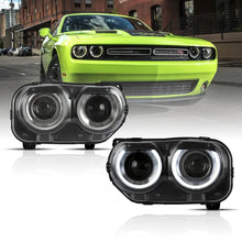 Cargar imagen en el visor de la galería, Vland-Headlights-For15-24--Dodge-Challenger-YAA-DG-2041_9