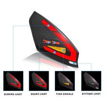 Carica l'immagine nel visualizzatore di Gallery,  Vland-Tail-Lights-For-09-17-Ford-Fiesta-Hatchback-YHB-FD-8042_2