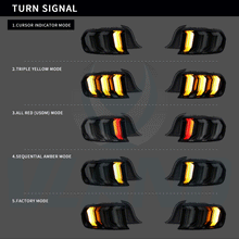 Załaduj zdjęcie do przeglądarki galerii, Vland-Tail-Lights-For-15-23-Ford-Mustang-6th-Gen-S550-YAB-XMT-2036WMS_1