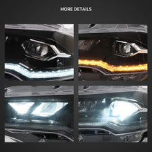 Załaduj zdjęcie do przeglądarki galerii, 18-22 Ford Mustang 6. generacji Facelifted Vland (II) LED Podwójne reflektory projekcyjne czarne