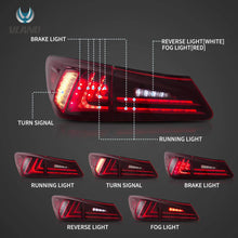 Load image into Gallery viewer, VlandTaillightsFor2006-2012LexusIS250_IS350_ISF_IS200d_IS220dYAB-IS-0277_9