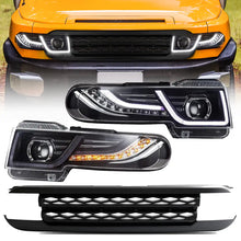 Załaduj zdjęcie do przeglądarki galerii, vland-Toyota-FJ-Cruiser-tail-lights-with-grille-black