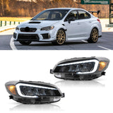 Reflektory LED Vland Carlamp pasujące do Subaru WRX 2015-2021