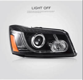 Vland Carlamp LED Projector Headlights For Toyota Highlander 2001-2007(Fit For US Models)