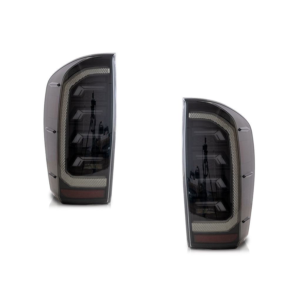 Vland Carlamp LED Smoked Taillights For 2016-2022 Toyota Tacoma TRD Off Road, SR5, SR, TRD Pro, TRD Sport, Limited