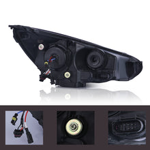 Laden Sie das Bild in den Galerie-Viewer, 15-18 Ford Focus MK3 ST RS Vland Dual Beam Projektorscheinwerfer Schwarz