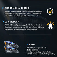 Load image into Gallery viewer, 06-12 Lexus IS250/IS250C/IS350/IS220d &amp; 08-14 ISF(XE20) Vland Matrix Projector Headlights With Blue DRL