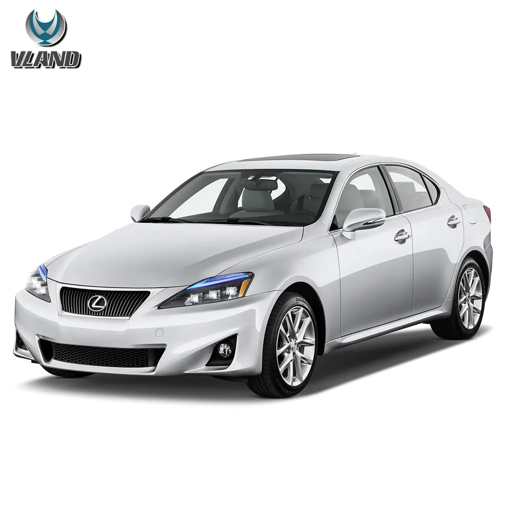06-12 Lexus IS250/IS250C/IS350/IS220d i 08-14 ISF(XE20) Vland Matrix Projektor Reflektory Z Niebieskim DRL