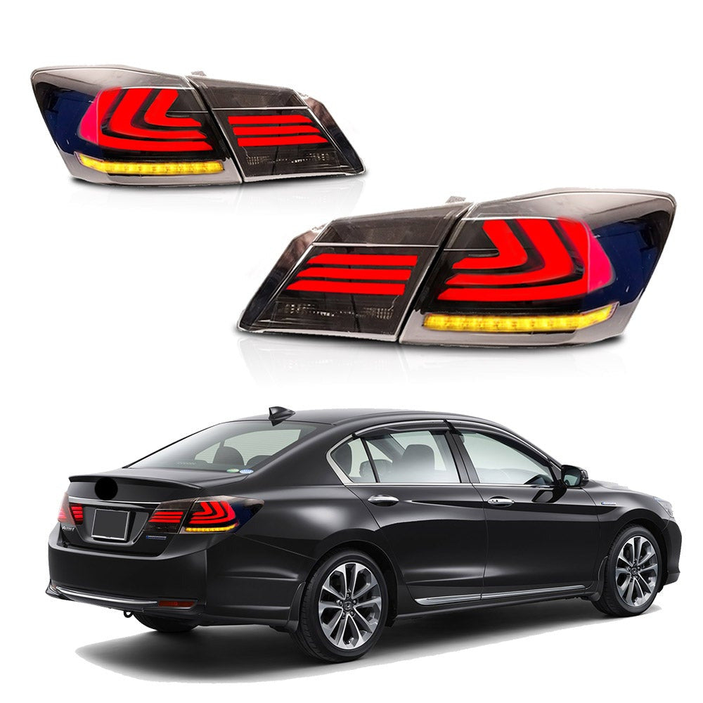 VLAND Full LED Sequential Tail Lights For Honda Accord 2013-2015