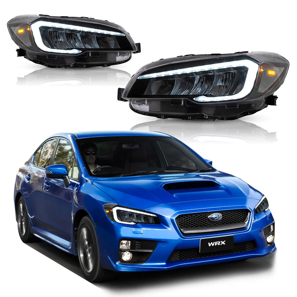 Reflektory LED Vland Carlamp pasujące do Subaru WRX 2015-2021