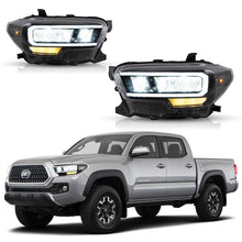 Załaduj zdjęcie do przeglądarki galerii, Projektor matrycowy Vland Carlamp i pełne reflektory LED do Toyoty Tacoma 2016-UP